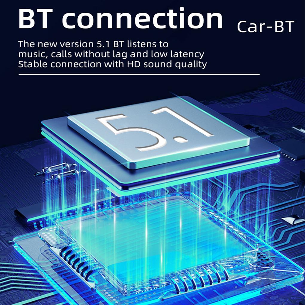 Car Single DIN Wireless MP3 Player Vehicle Front Control Bluetooth-compatible 5.1 AUX Input Radio Receiver Automobile