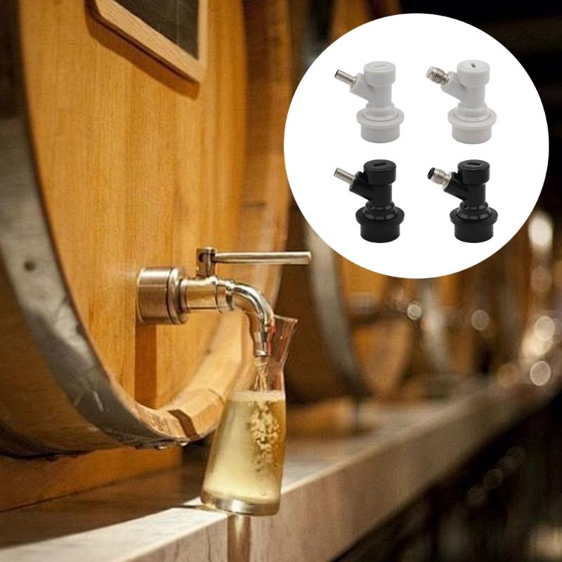 1 Pair Home Brewing Ball Lock Kegs Fittings Beer Kegs Dispenser Corrosions Resistant Stainless Steel Kegs Connectors