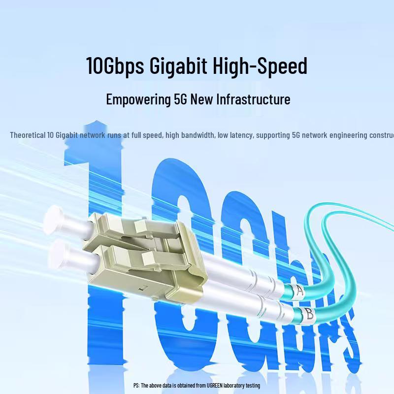 Ugreen NW321 OM3 LC-LC 10G Multimode Duplex Fiber Optic Patch Cable
