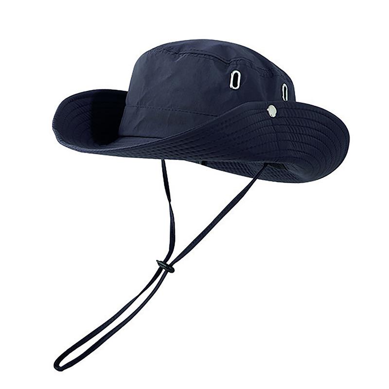 

Летняя шляпа от солнца с широкими полями для мужчин, дышащая, для рыбалки, защита от солнца и УФ-лучей, для улицы, быстросохнущая, складная, шляпа от солнца, кепка для походов и пляжа