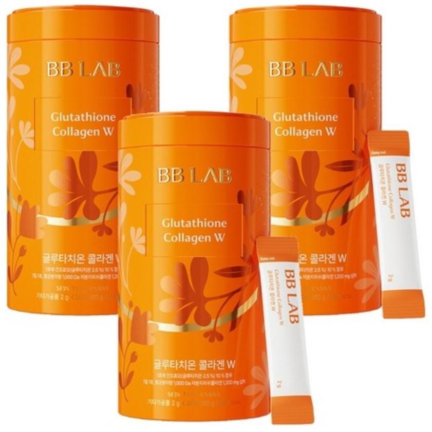 [BB Lab] Glutathione W/Biotin V/Pantothenic Acid T/Low Molecular S Collagen Retinol, 4 Types (1Unit-30 Sticks), Korean health food