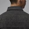Jordan Air Solid Color Polo Letter Denim Short Sleeve Shirt Unisex shirts Black FZ2131-010