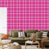Pink Purple Checkered Wallpaper for Living Room and Bedroom 50x1000