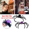 Spider Halloween Hair Clips Diy Leg Shape Claw Women Girls Party Cosplay Makeup