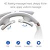 4-head Neck Massager USB Rechargeable Cervical Massager with Heat Electric Neck Massager Relaxation Gifts for Women Men Dad Mom