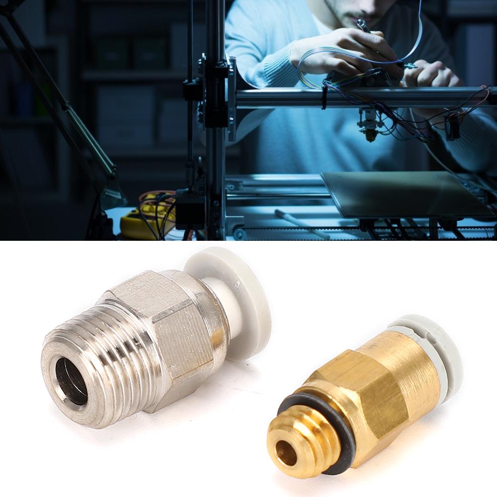 Metal 3D Printer Parts CR-10 Hotend Extruder Pneumatic Connector for Creality V6