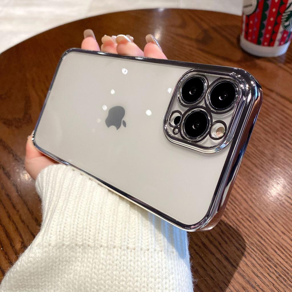 Suitable for iPhone16/PC electroplating matte iPhone17 Promax all-inclusive lens XS/XR case case