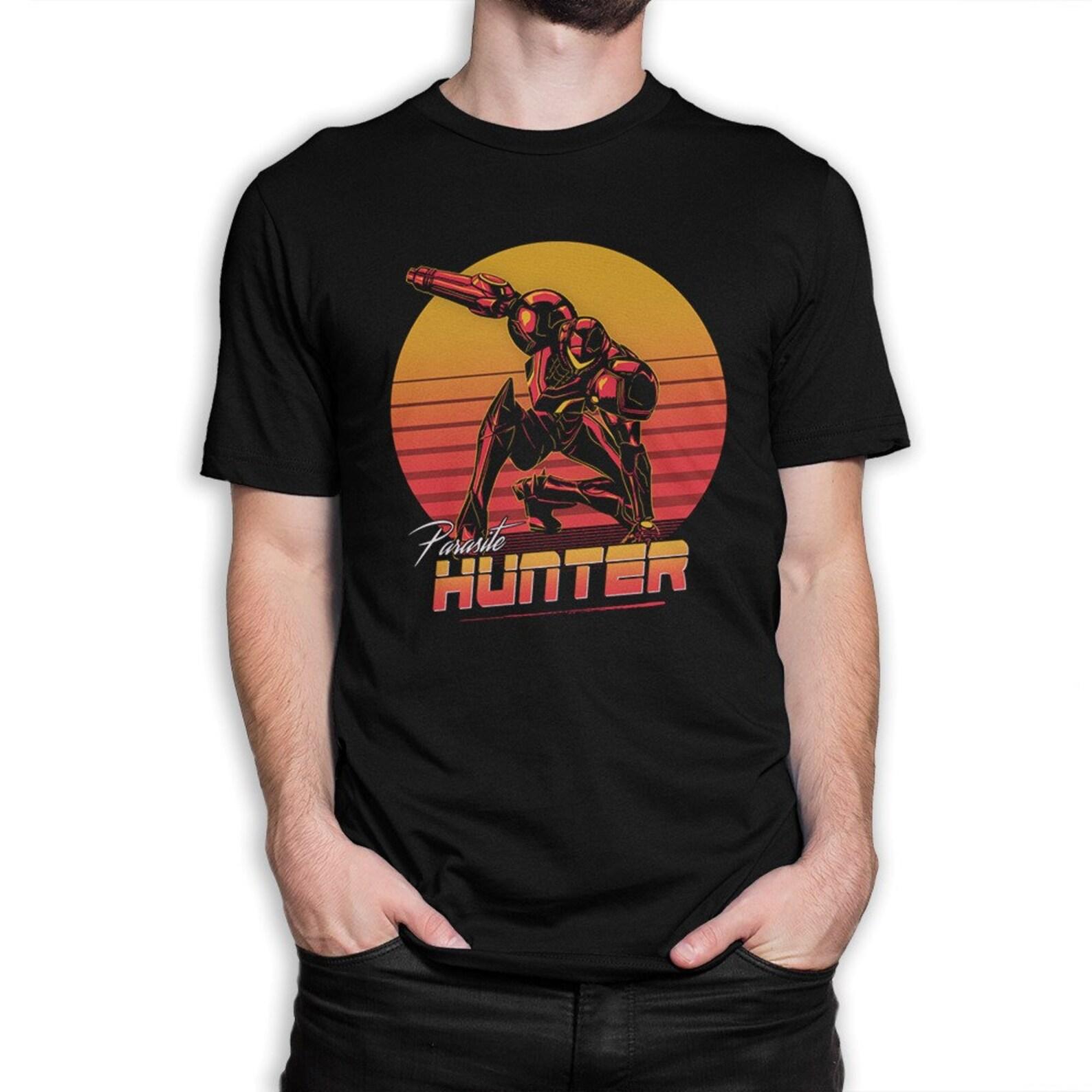 Metroid Parasite Hunter T-Shirt, Men s and Women s Sizes (drsh-267) S