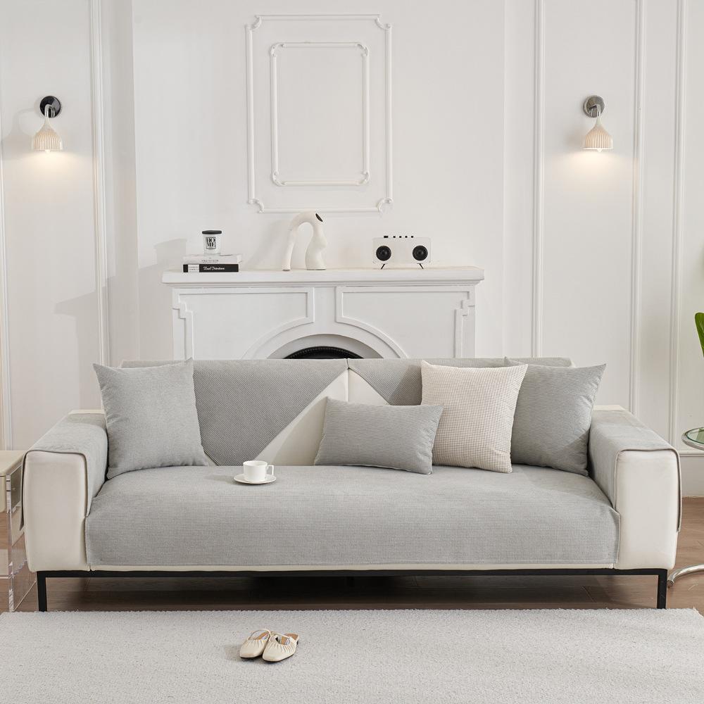 Waterproof Corn Velvet Sofa Cushion Four Seasons Universal Non-Slip Seat Cushions Anti-Scratching Sofa Cover Cover Cloth