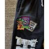 Amerikai Betű Patch Retro Kétrétegű Kialakítás Y2K Nadrág Bő Melegítőnadrág Férfi Hip Hop Gótikus Rugalmas Derék Kocogó Alkalmi Nadrág