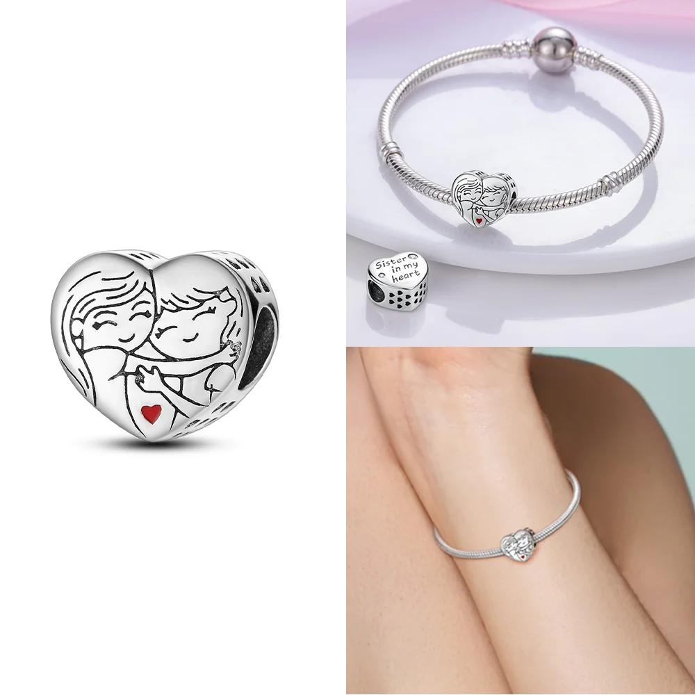 S Copper Charms Beads Cz Pave Round Clip Charms Fit Original Bracelet Necklace Charms Jewelry Fine Gift