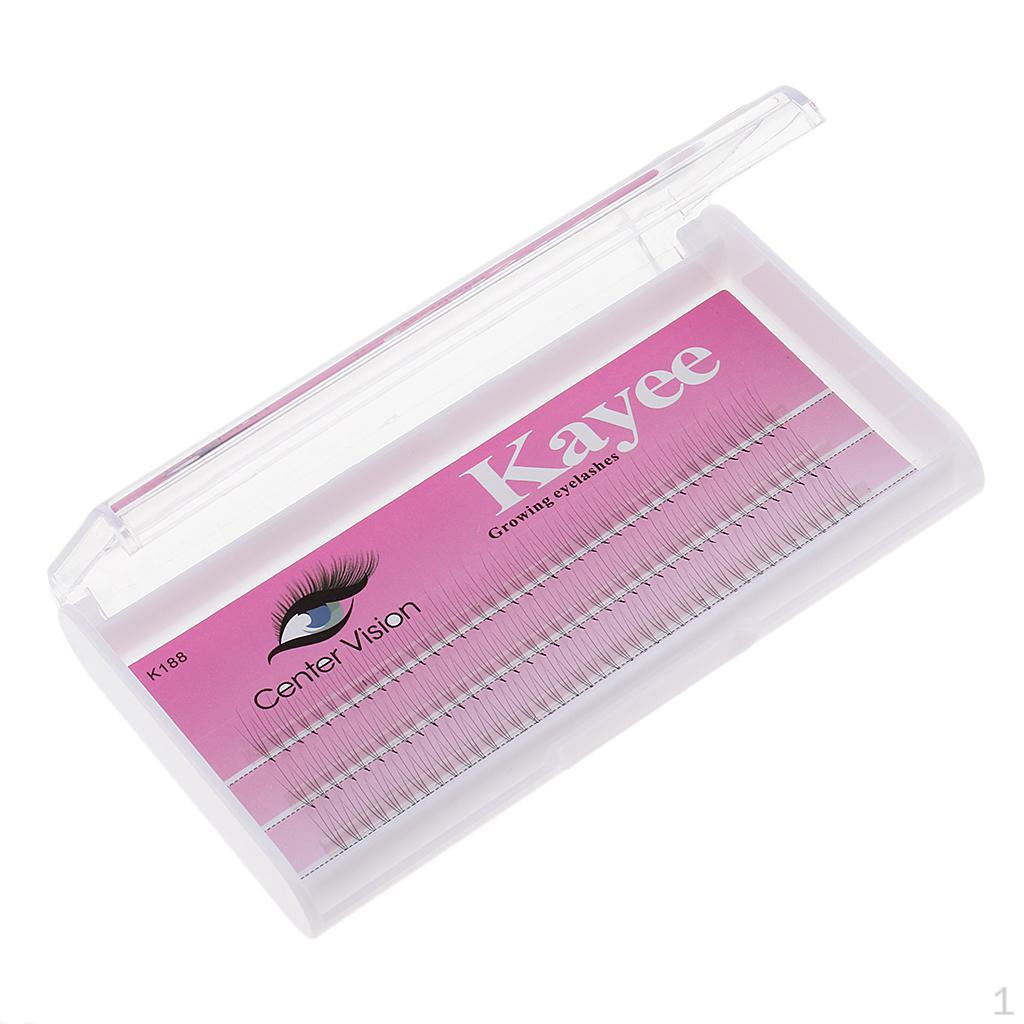 

Black Individual False Eye Lashes Extension Makeup 8 -12mm 12mm