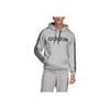 Adidas Long Sleeve Warm Fleece-Lined Hoodie Men Tops Gray DU0495