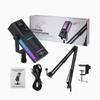 Private Mold USB Condenser Microphone with RGB Lighting – Ideal for Live Streaming, Recording, Noise Reduction, Gaming Commentary, and Esports.