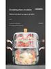 **Two-Layer Anti-Scald Handle Stainless Steel Steamer Pot**