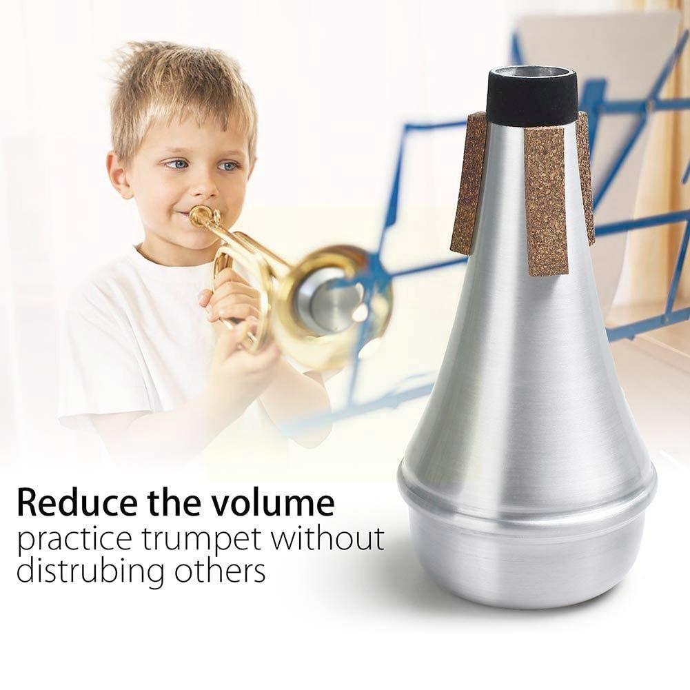 Satın alın Trumpet Mute Aluminium Straight Trumpets Mute For Jazz