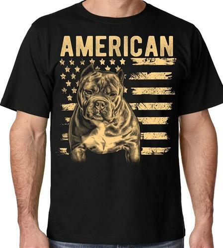 American Bully Supply Co. Patriotic Breed Crew Neck Shirt American Bully Shirt XL