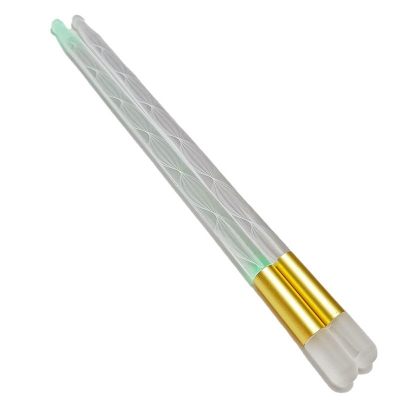 1 Pair Acrylic Luminous Drum Stick Colorful Induction Color Changing Fluorescent Drumsticks Musical