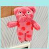 And Black Delightful Pink Cat Plush Doll Keychain With Soft Material For Bag Decorations
