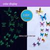 Luminous 12-Piece Butterfly Wall Decals for Kids' Rooms: Glow-in-the-Dark, Self-Adhesive