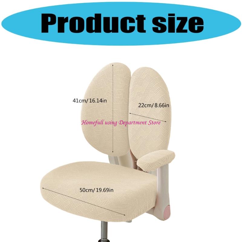 Waterproof Office Chair Cover Set Polyester And Backrest Protectors