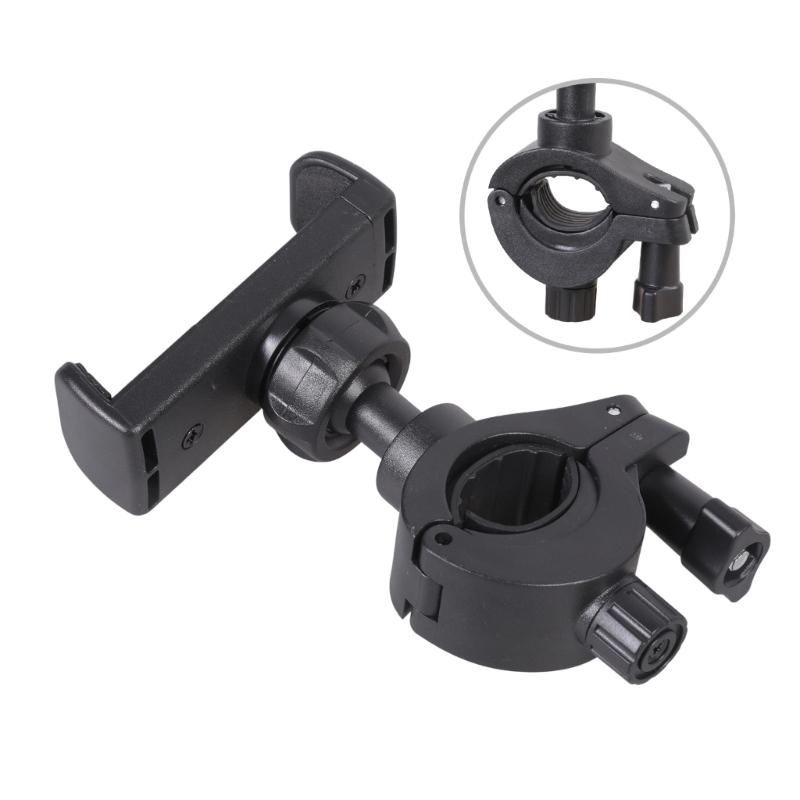Phone Holder Clip for 4.5 to 7inch Devices Incorporating Protective Sponge for Secure Attachment on Bikes Motorcycles