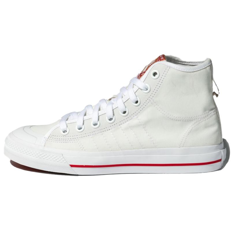Adidas Nizza Hi Rf 'White Red' Sneakers FY5237