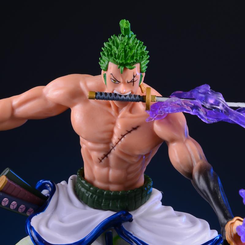 New 20cm One Piece Anime Figure GK Roronoa Zoro PVC Action Figure Collection Model Doll Toy Gift Decoration