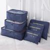 6Pcs/Set Travel Bag Organizer Clothes Luggage Travel Organizer Blanket Shoes Organizers Bag Suitcase Pouch Packing Cubes