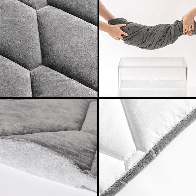 Headboard Cover Soft -Packed Velvet Thickened Full -Wrapped Quilted Anti -Collision Universal Dust -Proof Bedside Protective Cover