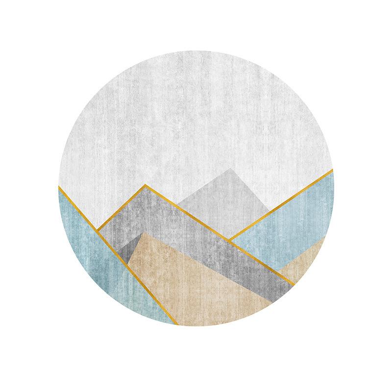 Round Carpet Floor Mat Office Swivel Chair Mat Living Room Coffee Table Mat Bedroom Bedside Carpet