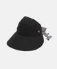 Hwaiteusaenjeu Check Detachable Ribbon Wide-Bridle Sun Cap Rothdon (4 Colors)
