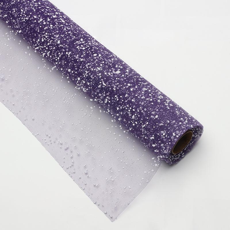 Schneeflocken Garn Wickel Netzpapier Blumenstrauß Verpackung Hochzeit Geburtstagsparty Dekoration Floristenbedarf Geschenkverpackungsmaterialien