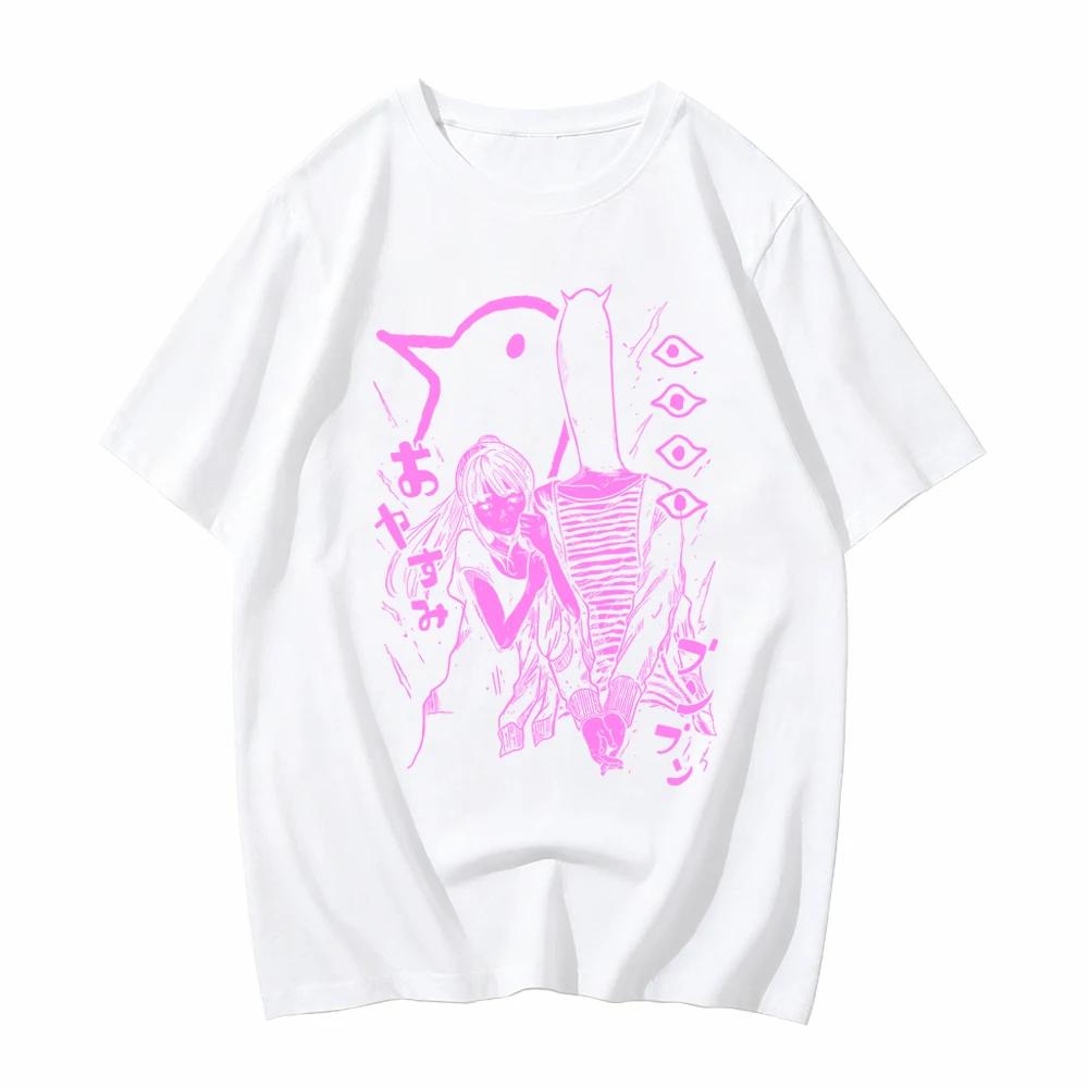 Funny Bird Graphic Print T Shirt Summer Women Unisex Streetwear YK Vintage Fashion Casual Tops Crew Neck Short Sleeve Tees