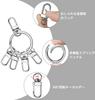 [ATUSIDUN] Keychain Key Ring Car Hook 360 Degree Rotation Accessory