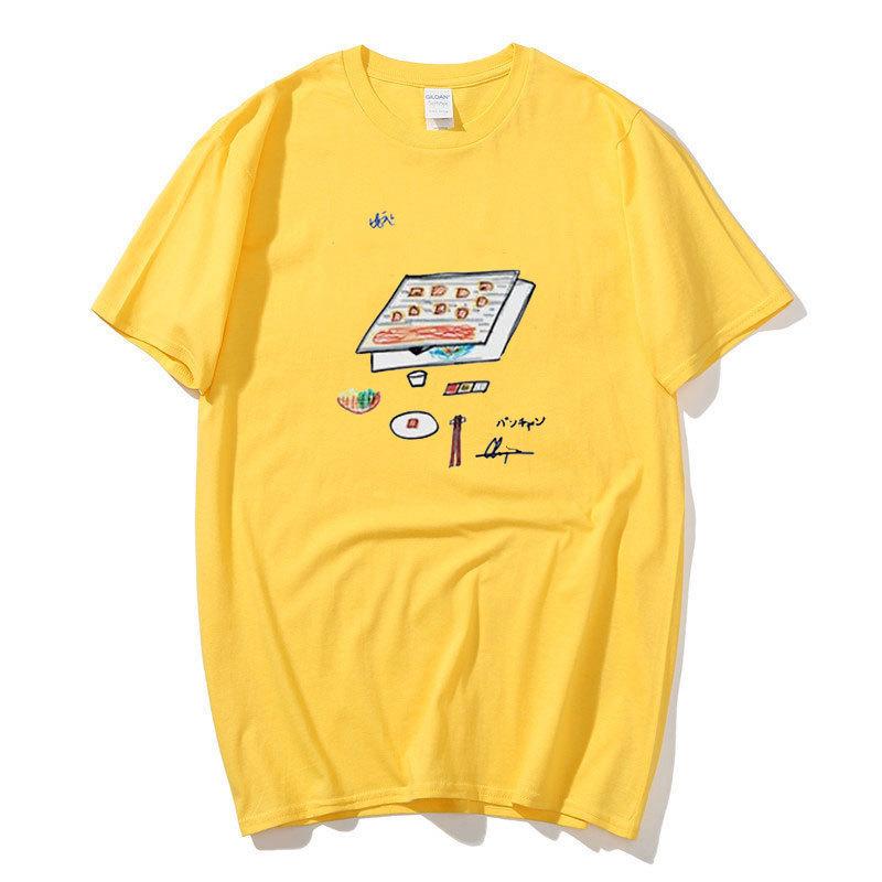 Support Singer Group Graffiti Peripheral Harajuku Printing Fashion Men'S And Women'S T-Shirts Top Short Sleeves