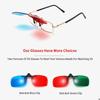 3D Glasses Fits Over Most Prescription Glasses for 3D Movies Gaming and TV Anti-glare Driving Lenses