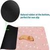 Large gaming mouse pad with cute paw print design,anti slip rubber base,computer desktop accessory suitable for PC gaming office