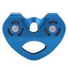 25KN Aluminium Alloy Heavy Duty Single Swivel Rope Pulley Block Climbing (blue)