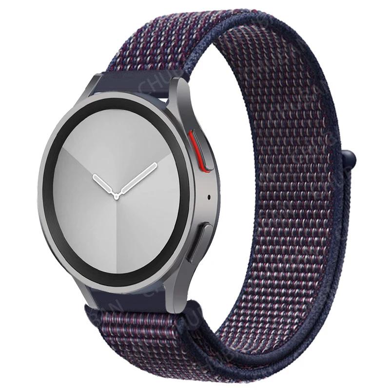 Nylonový smyčkový pásek pro Samsung Galaxy Watch 6/5/pro/4/Classic/active 2 43-47-44mm 20mm/22mm sportovní náramek huawei gt 4/2/e/3 pásek