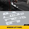 6x Window Lift Control Switch Plates Cover For Ford F150 + White Accessories