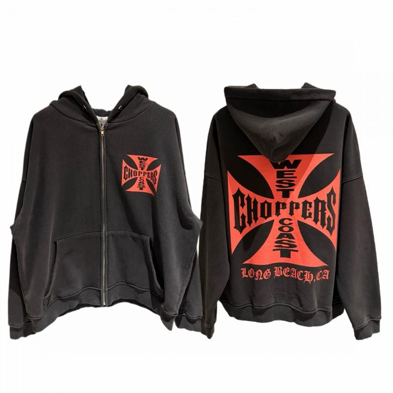 Mens Oversized Hooded Zip-Up Fleece Sweatshirt Winter Thick Warm Casual Streetwear