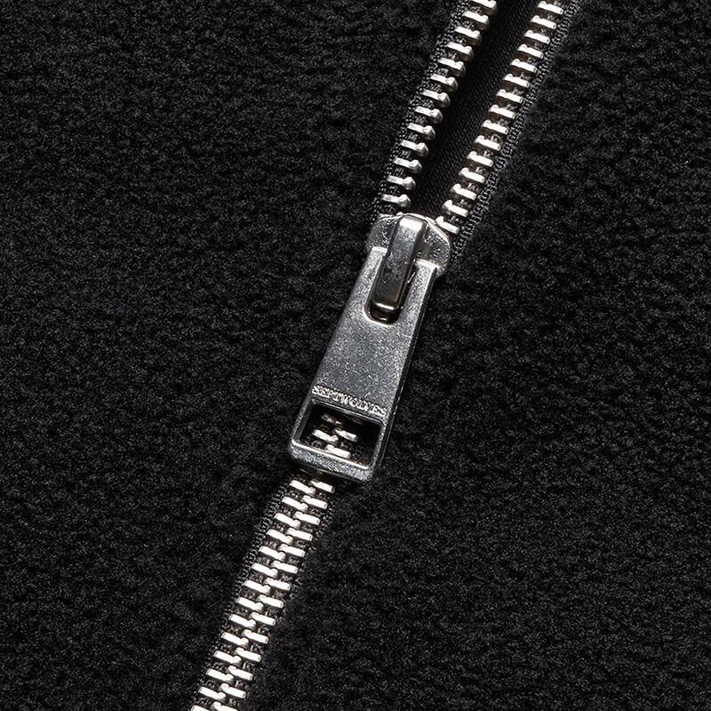 Septwolves Men's Stand Collar Fleece Cardigan