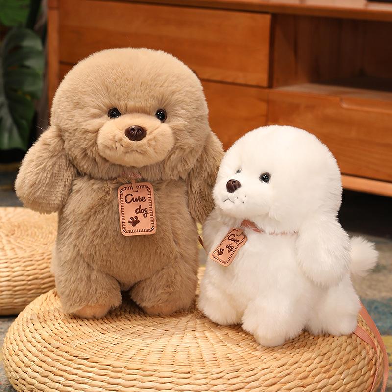 New Long-haired Dog Doll Cute Plush Toy Dog Doll Poodle Creative Birthday Gift