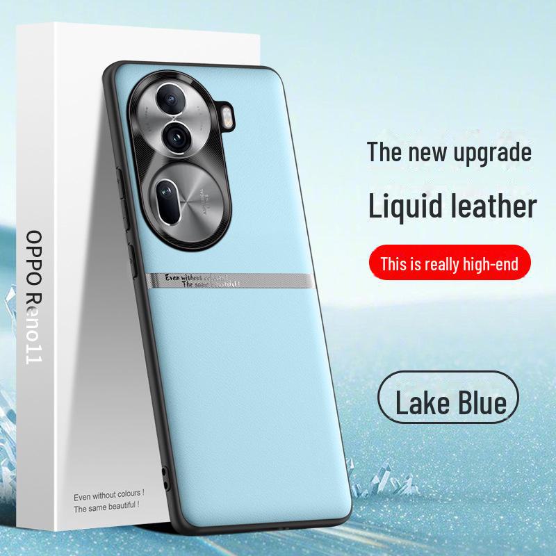 

Чехол из жидкой кожи для OPPO Reno11: Прочный, устойчивый к падениям и обрастанию защитный чехол Reno11