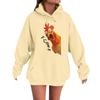 Women's Fashion Casual Long Sleeve Loose Printed Sweatshirt