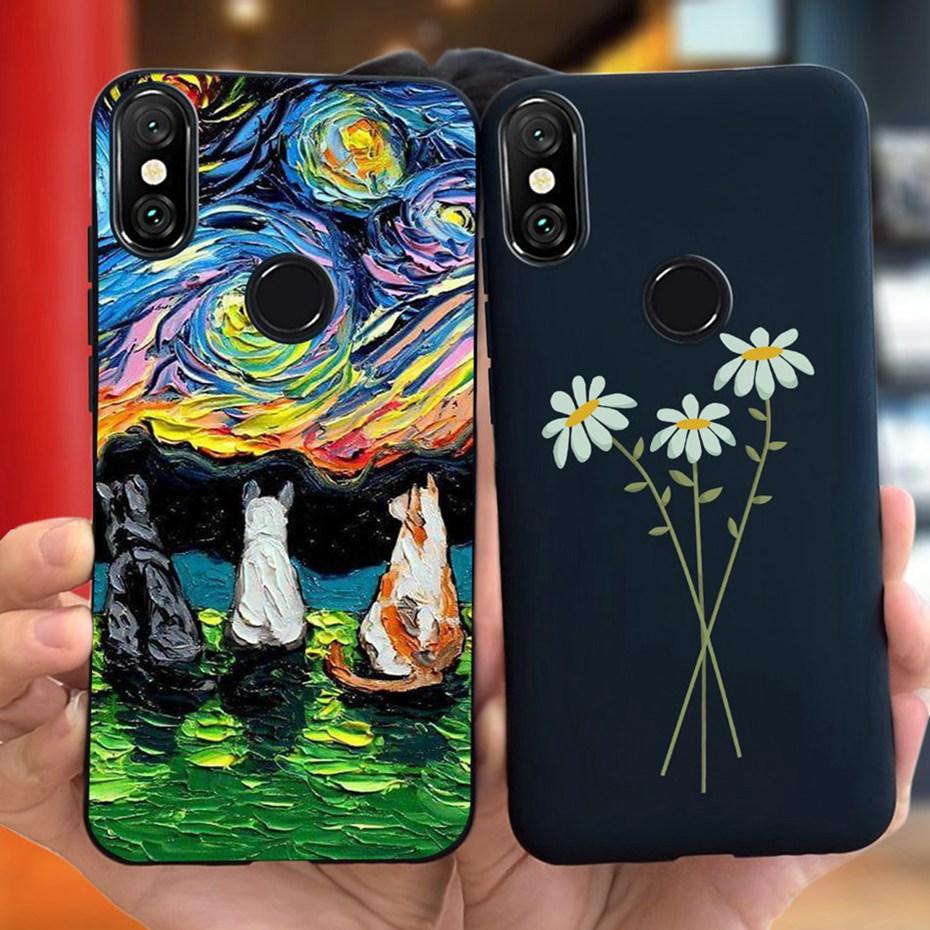 Case For Xiaomi Mi A2 Lite 5.84" Cute Animal Cartoon Candy Color Soft Silicone Phone Bumper For Xiaomi Mi A2lite Back Cover