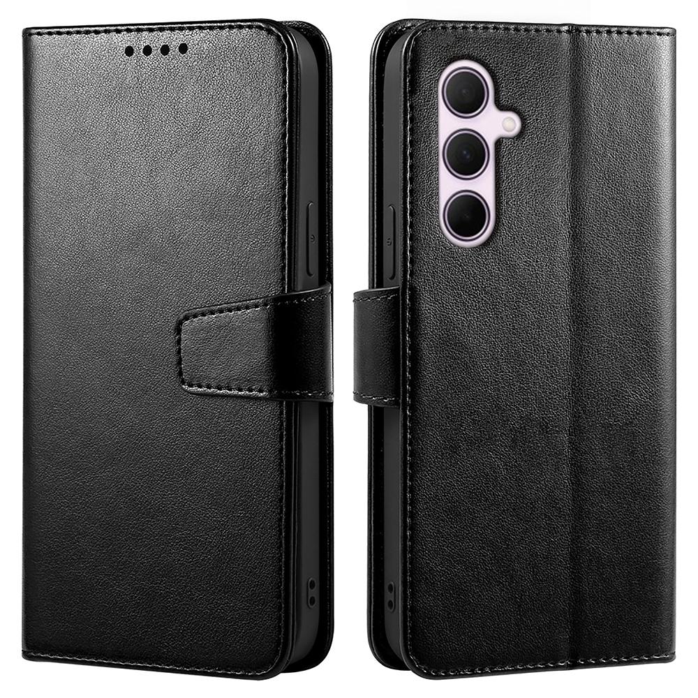 

For Samsung Galaxy S24+ Case Stand Card Holder Wallet Leather Phone Cover Black