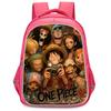 One Piece Mochila 16-Inch Cartoon Pink Lightweight Durable Children's School Backpack Ideal Gifts For Boys And Girls Ages 6-10