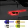 2 Stück Auto Kotflügel Tür Warn Sicherheits Reflektierender Aufkleber Abziehbild Zubehör für Asx Lancer Pajero 4 Outlander 3 L200 Colt